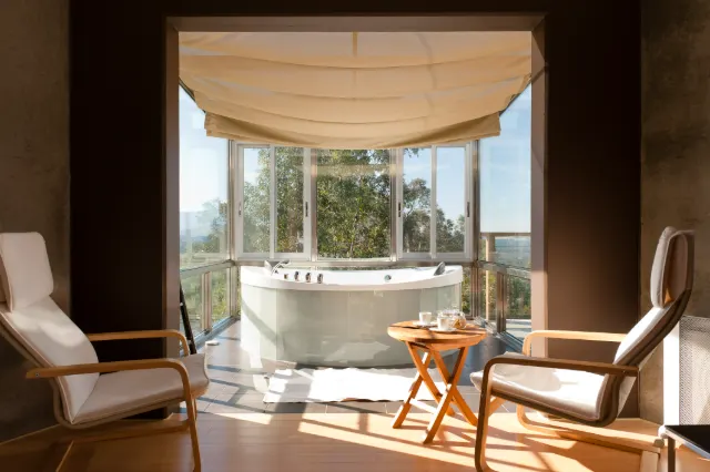 Spa bath and deck